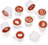 20Pcs 5 Beadthoven Mini Resin Coffee Cups Styles Miniature Coffee Mug Tiny Coffee Drink Beverage Dollhouse Accessories