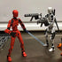 Dumwick 13 Figure,2026 13 Figures,3D Figure,Dummy 13 (Red,1pc) Titan Action New Lucky Robot Action Printed Action Robot