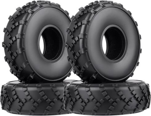 HobbyPark 62x21mm 1.0 Sticky Tires, S5 Super Soft All Terrain Tires for TRX4M AX24 SCX24 1/18 1/24 RC Crawler