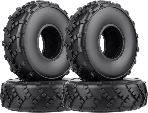 HobbyPark 62x21mm 1.0 Sticky Tires, S5 Super Soft All Terrain Tires for TRX4M AX24 SCX24 1/18 1/24 RC Crawler