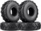 HobbyPark 62x21mm 1.0 Sticky Tires, S5 Super Soft All Terrain Tires for TRX4M AX24 SCX24 1/18 1/24 RC Crawler