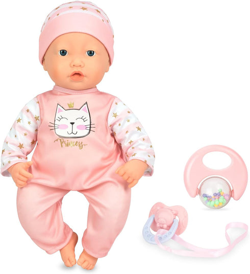 Dolls,16 Inches 3+ Mother Love Interactive Baby Dolls with Realistic Sounds and Movements,Talking and Crying Baby Doll