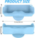 Sibosen 15 8.6 3.7 Inches Hair Washing Station for Kids Hair Washing Neck Pillow with Shampoo Brush, x x Ergonomic Kids