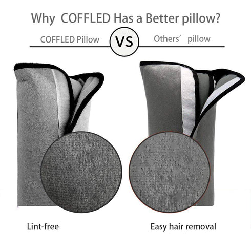2PC, Gray Seat Belt Pillow for Kids Seatbelt Pillow for Child Travel, Seat Belt Pillow for Toddler Head Protector