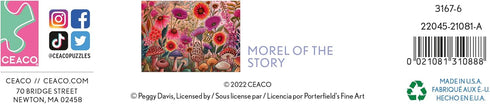 Ceaco - Peggy's Garden - 1000 Piece Jigsaw Puzzle - Morel of The Story