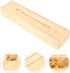 Veemoon Wooden Pregnancy Test Keepsake Storage Box Newborn Announcement Case for Parents Thoughtful Natural Finish