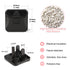 Babepai 38-Pack Black Outlet Covers, Child Proof Electrical Protector Safety, Improved Baby Safety Plug Covers
