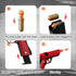 2Pack 1911 Shell Ejecting Pistol Toys Gun - Semi-Automatic Handgun with Soft Bullet and Auto Rebound, Outdoor Game Toy