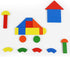 Wooden Magnetic Blocks Toys, Shape Pattern Building Block, Large Tangram Puzzles for Kids