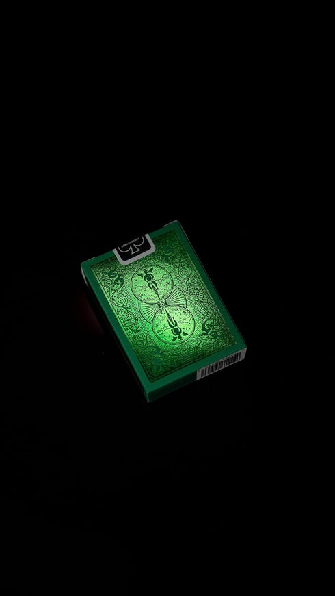 Bicycle Metalluxe Green Playing Cards - Premium Metal Foil Finish, Poker Size