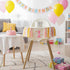 1st First Birthday High Chair Banner Decorations for Girl,Daisy First Crown Hat,Baby Girl Birthday Decorations Tassel