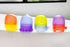 Set 4 Ubbi Translucent Interchangeable Bath Toys for Baby and Toddler, Colorful Mix and Match Baby Bathtub Toys