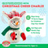 13" Animated Plush Snowman |Christmas Cheer Charlie - Claps Hands and Ears Flap to Song - If You're Happy for Xmas Clap