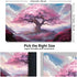 Premium Stitched MTG Playmat with Zones and Non-Slip Rubber Backing - TCG Play Mat for MTG and Other Card Games - Colorful Design with Vintage Look and Feel (DKT (87),No Zones)