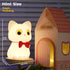 Dimmable AVEKI Cat Night Light for Kids, Cute Squishy Silicone Cats Lamp for Baby Toddler Newborn Nursery, Touch Night