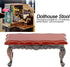 1:12 Miniature Doll Furniture, Simulated Coffee Table with Relief Mini Model Toy for Dollhouse Decor
