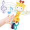 Baby Music Rattles Toy for 6-12 Months, Teething Toys with Music and Light, Toddler Learning Gifts (Giraffe)