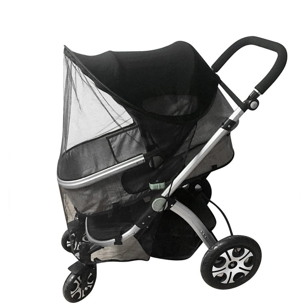 Baby Stroller Sun Shade with Mosquito Net - Anti-UV Canopy, Breathable Pushchair Buggy Sun Rain Cover for Jogger