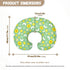 Hechitok Butterfly Flower Nursing Pillow Covers Slipcovers for Breastfeeding Moms, Ultra Soft Breathable Feeding Pillow
