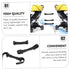 2pcs Stroller Connector, Stroller Wagon Outdoor Pram Connector, Dual Stroller Pram Connector for Twin Toddler Component