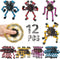 DUBANJOWE 12 Pcs Fidget Spinners Toys for Kids & Adults, Deformable Robot Transformable