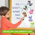 YUJUN 12PCS Fridge Magnets for Kids,Cute Vivid Farm Animals Refrigerator Magnets Toys for Fridge Baby Educational