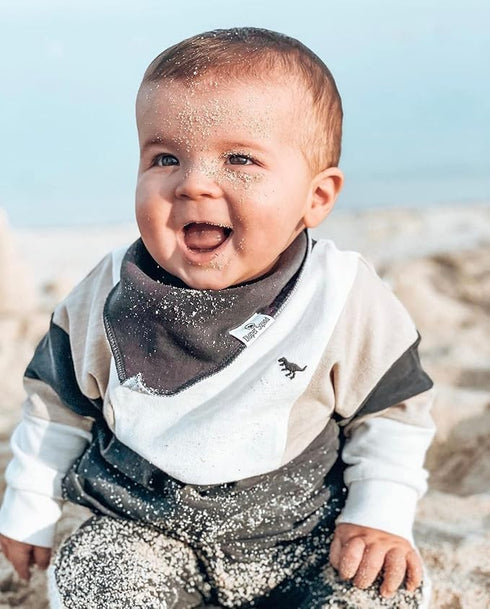 100% DiaperSquad's Organic Cotton Baby Drool Bibs, Super Absorbent & Adjustable Baby Bibs for Drooling and Teething