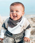 100% DiaperSquad's Organic Cotton Baby Drool Bibs, Super Absorbent & Adjustable Baby Bibs for Drooling and Teething