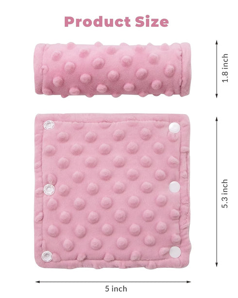 2 Pack Car Seat Belt Covers for Baby Kids, Soft Reversible Car Seat Shoulder Strap Pads, Seatbelt Cushion, Neck Strap