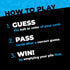 Wild Guess! 2 4 10+ Insanely Competitive, Fast-Paced Card Game for to Players Guess, Pass & Block Your Way to Victory