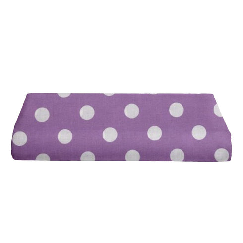 BKB Contour Changing Pad Cover, Big Dot Lilac