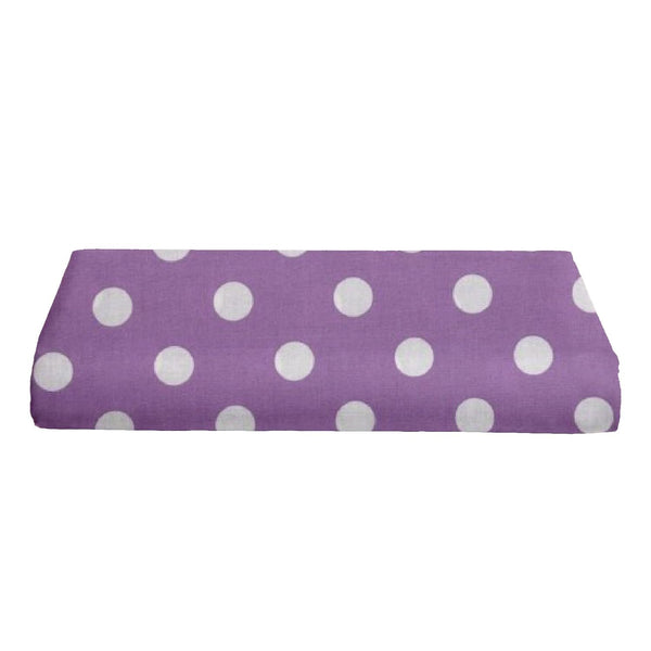 BKB Contour Changing Pad Cover, Big Dot Lilac