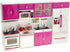 PowerTRC Doll Kitchen Play Set, Mini Modern Toy Kitchen Pretend Play Furnitures