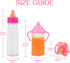 Set Vollence Magic Baby Doll Bottles,Magic Doll Disappearing Milk and Juice, Baby Doll Accessories Toys Baby Doll