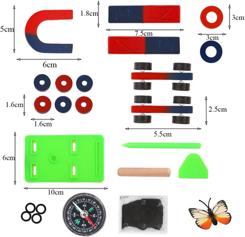 Labs Junior Science Magnetism Set for Experiment Education - Physics Educational Toys for Kids