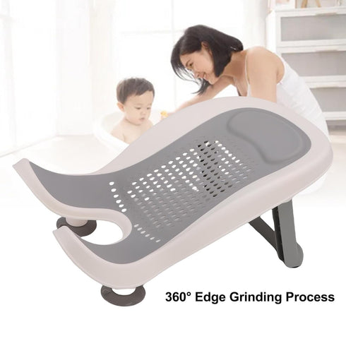 ciciglow Baby Butt Washing Basin, Portable Bath Tub with Strong Suction Cups and Soft Mesh, for Newborn Toddler Bath