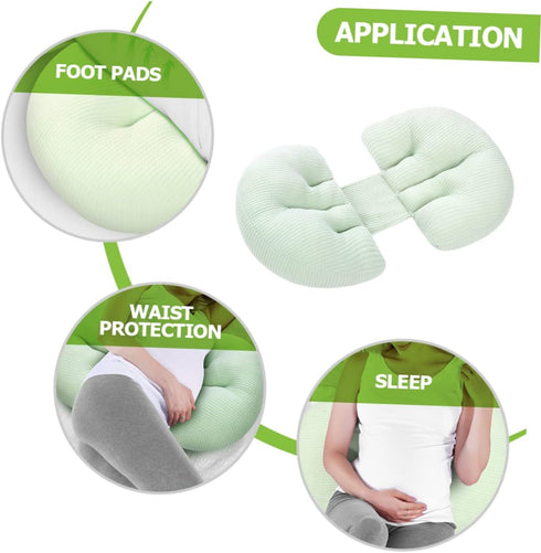 IMIKEYA U-Shaped Pillow Body Side Sleeping Maternity Pillows Stomach Pregnant Pillows Pregnancy Pillows Haves Women