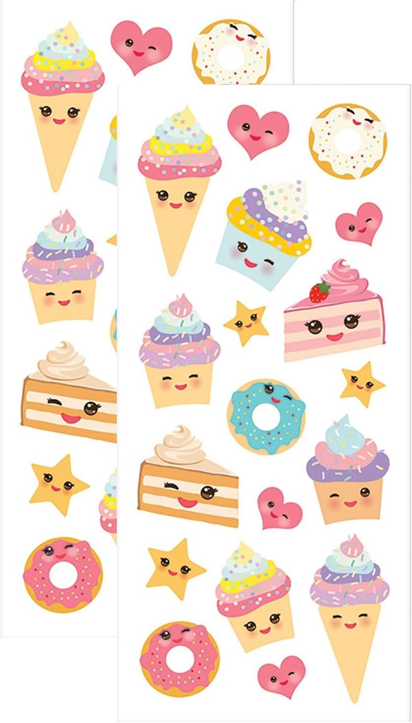 Playhouse Kawaii Kitchen Strawberry Scented Scratch & Sniff Sticker Sheets - 1