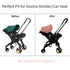 Generic 3-in-1 Set Replacement Canopy Sun Shade, Compatible with Doona Stroller & Car Seat, Accessory with Shoulder