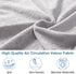 Upgraded U-Shaped Pregnancy Pillows Cover, Large U Shaped Body Pillowcase Removable, Replacement Pillowcase with Velour