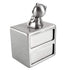 Mogoko Silver Tooth Box, Baby First Tooth and Curl Keepsake Box Set for Kids Teeth Fairy Holder