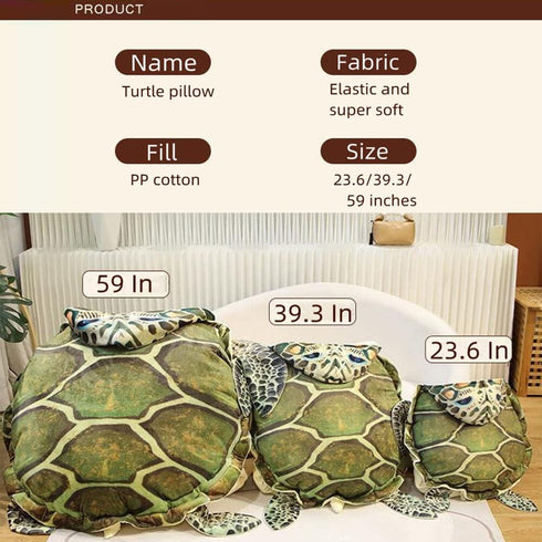 Giant Turtle Stuffed Animal Tortoise Plush Toys Doll - Wearable Turtle Shell