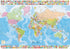 Educa - Political World Map 1500 Piece Jigsaw Puzzle with Puzzle Glue Included, Completed Image 33.5" x 23.5"