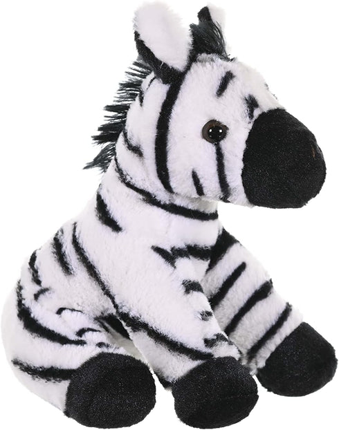 Wild Republic Cuddlekins Zebra Baby Plush, Stuffed Animal, 8 Inches - Gifts for Kids