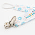 4 Pack 4MP04-HZ babygoal Baby Girl Pacifier Clips with Pacifier Case, Metal Clips for Boys and Girls Fits Most