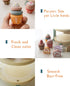 MIKNEKE Set Set Sets Wooden Dessert Cake Play Food Toys, Pretend Play Kids Tea Party for Little Girls Toddlers
