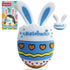 BIGSPINACH Easter Egg Baby Teether,Baby Teething Toy for Pain Relief,Silicone Bunny Rabbit