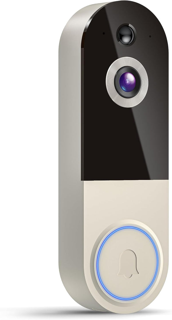 Lunelyx Lunely Wireless Video Doorbell Camera, Smart Outdoor Surveillance Cam, Live View, Cloud