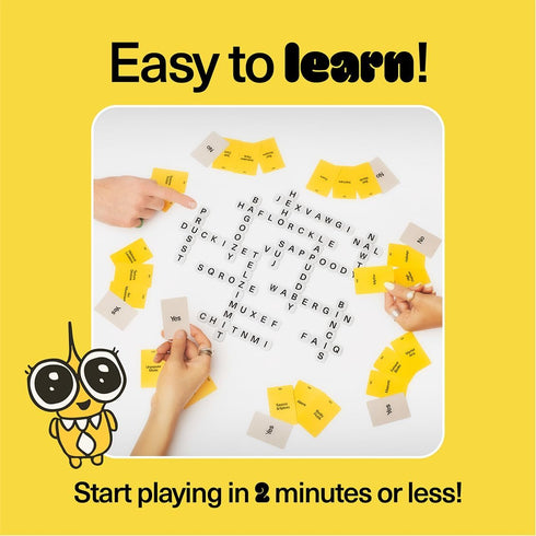 The Game of Made-Up Words - Viral Funny Party Word Board Game for Adults, Teens, and Kids 14+