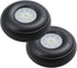 RC Airplane Rubber Tire and Wheel Sets, 2.25 Inch Plastic Hub Wheels for RC Model Aircraft (2PCS)
